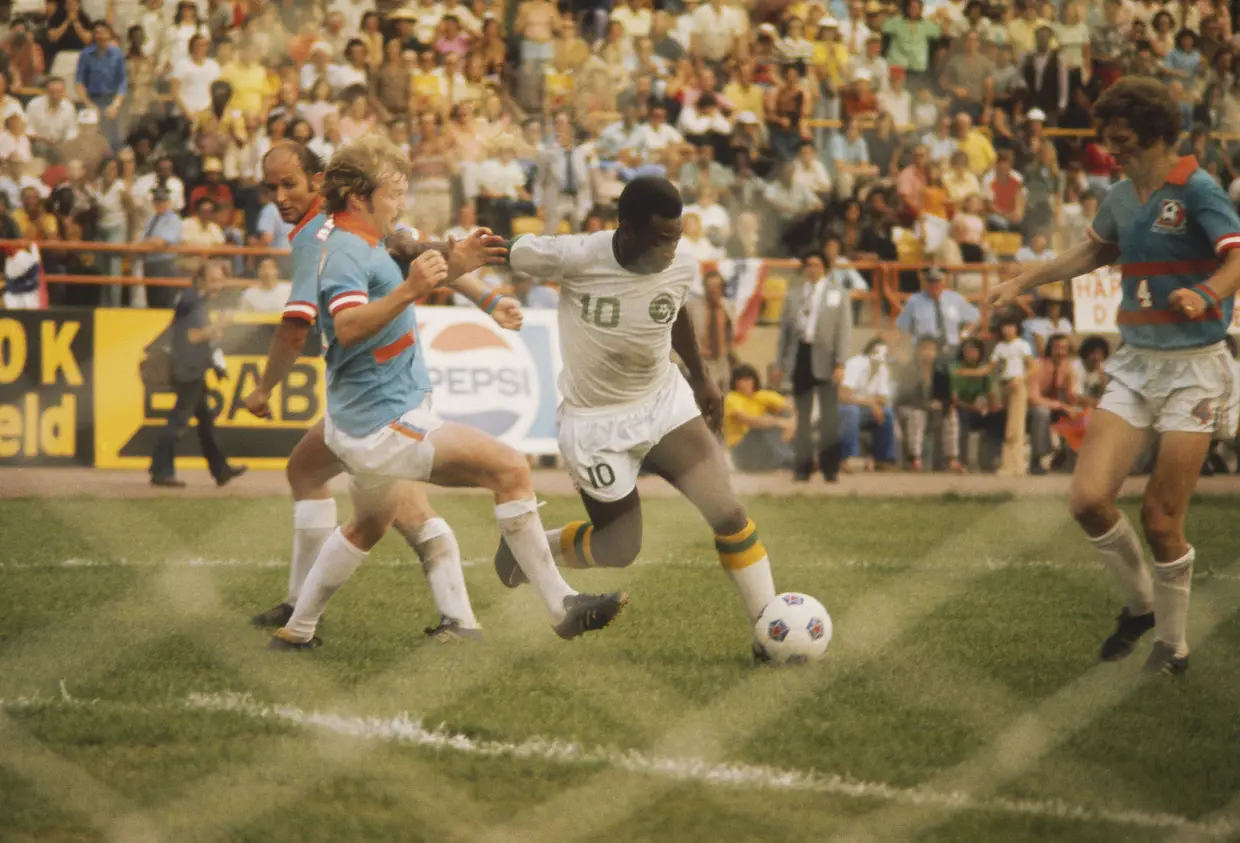 Na sua passagem pelo New York Cosmos, nos Estados Unidos