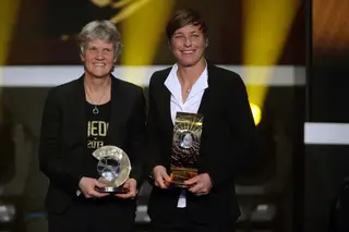Pia Sundhage foi considerada a melhor treinadora do mundo em 2012 (e Abby Wambach, dos EUA, a melhor jogadora)