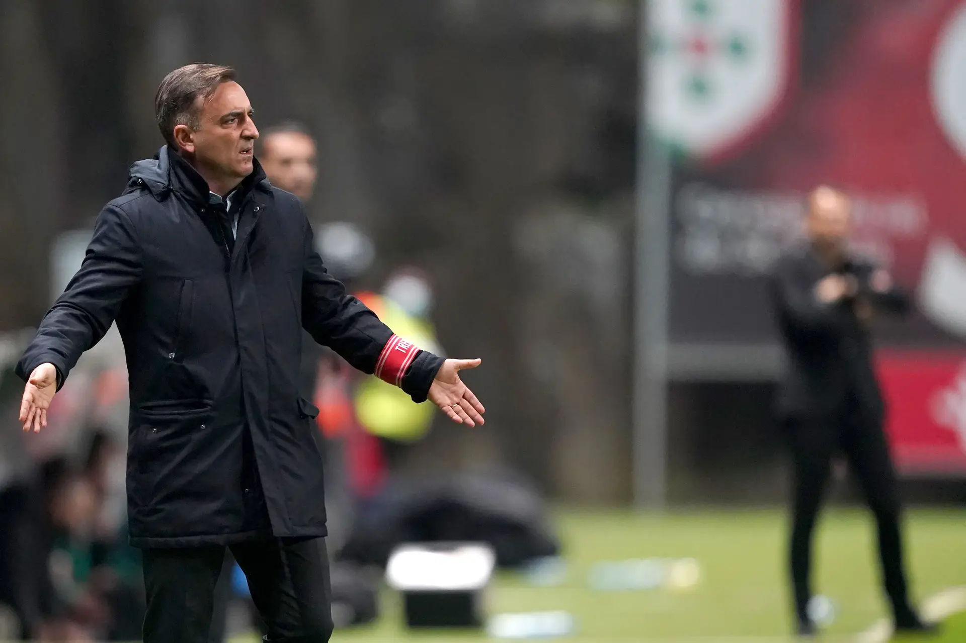 Carlos Carvalhal: "Queremos ganhar a Taça da Liga, aliás, viemos para Leiria com hotel marcado até sábado"
