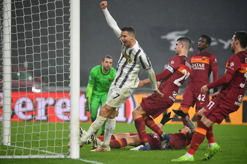 Tribuna Expresso Grandes Jogos Agora Com 36 Anos Mais Um Dia Habitual Para Ronaldo Um Golo E Vitoria Da Juventus Com A Roma De Paulo Fonseca