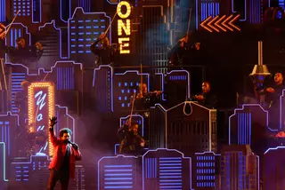 55 segundos em que cabem Tom Brady, os Buccaneers e a performance de The Weeknd