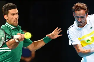 Quem ganha quando há dois tenistas que se esmeram se tudo estiver contra eles?