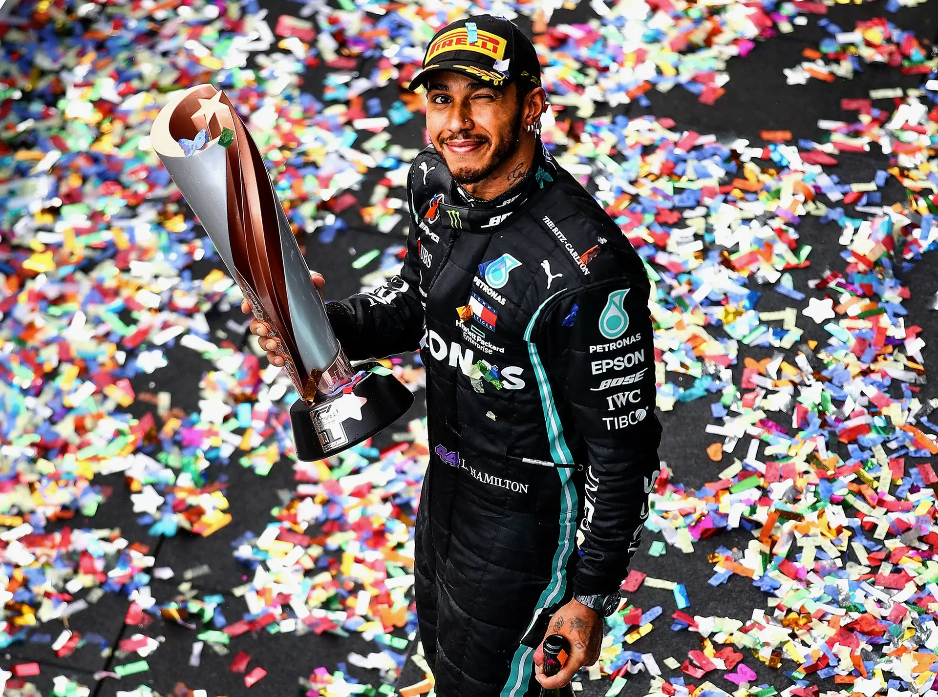 Sir Lewis Hamilton, piloto da Mercedes, heptacampeão do Mundo de Fórmula 1