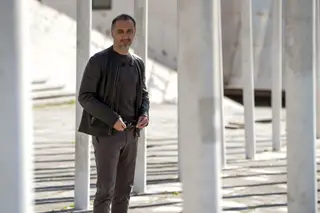 No dia da entrevista a Tribuna, em Espinho
