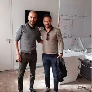 Pep Guardiola e Vítor Pereira