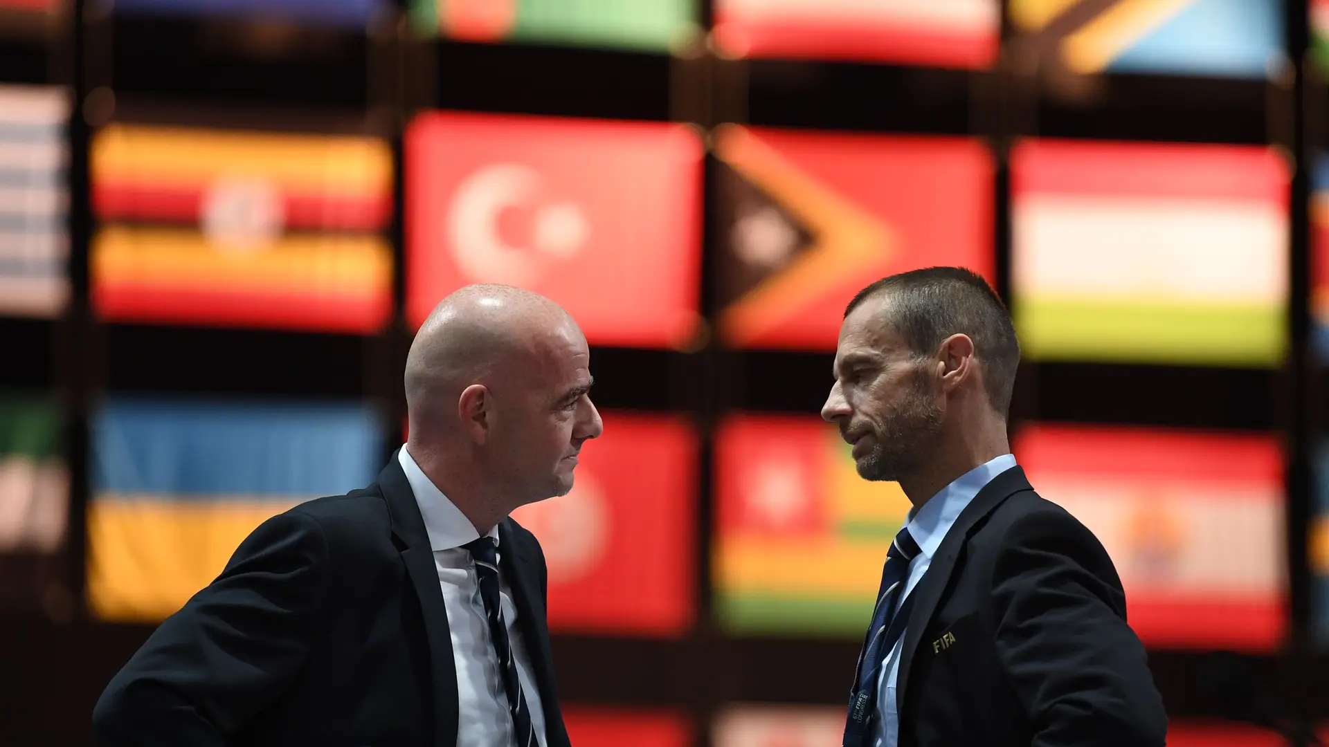 Infantino e Ceferin, os homens que dirigem a FIFA e a UEFA