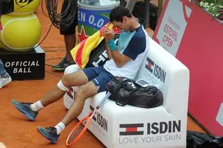 Nuno Borges no Estoril Open 2021, onde chegou à segunda ronda