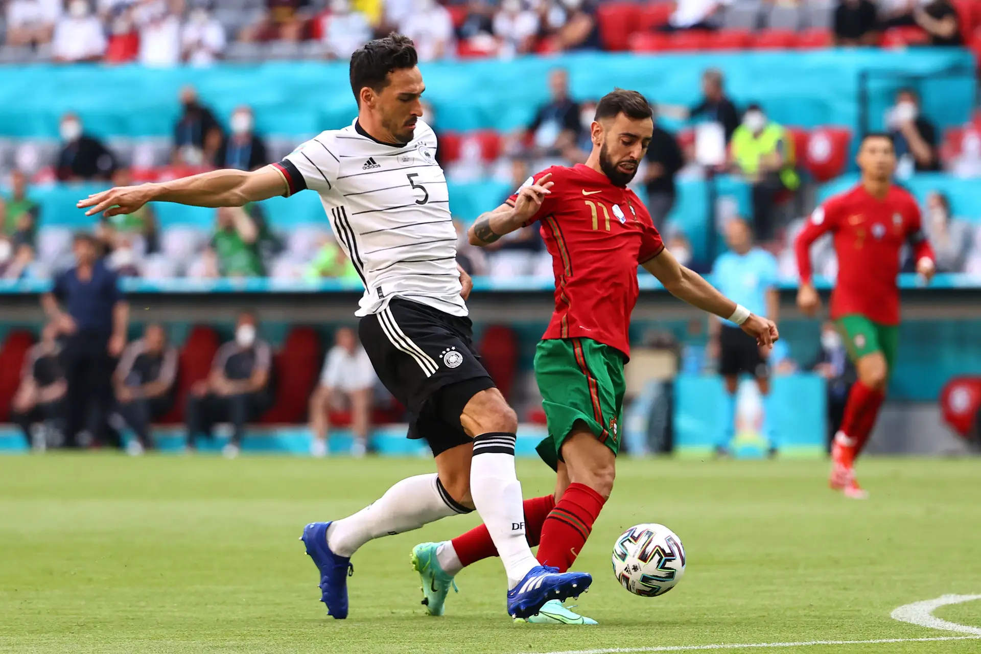 Bruno Fernandes: "A Alemanha foi superior e teve todo o mérito em ganhar. Nunca fomos capazes de tentar mandar no jogo"