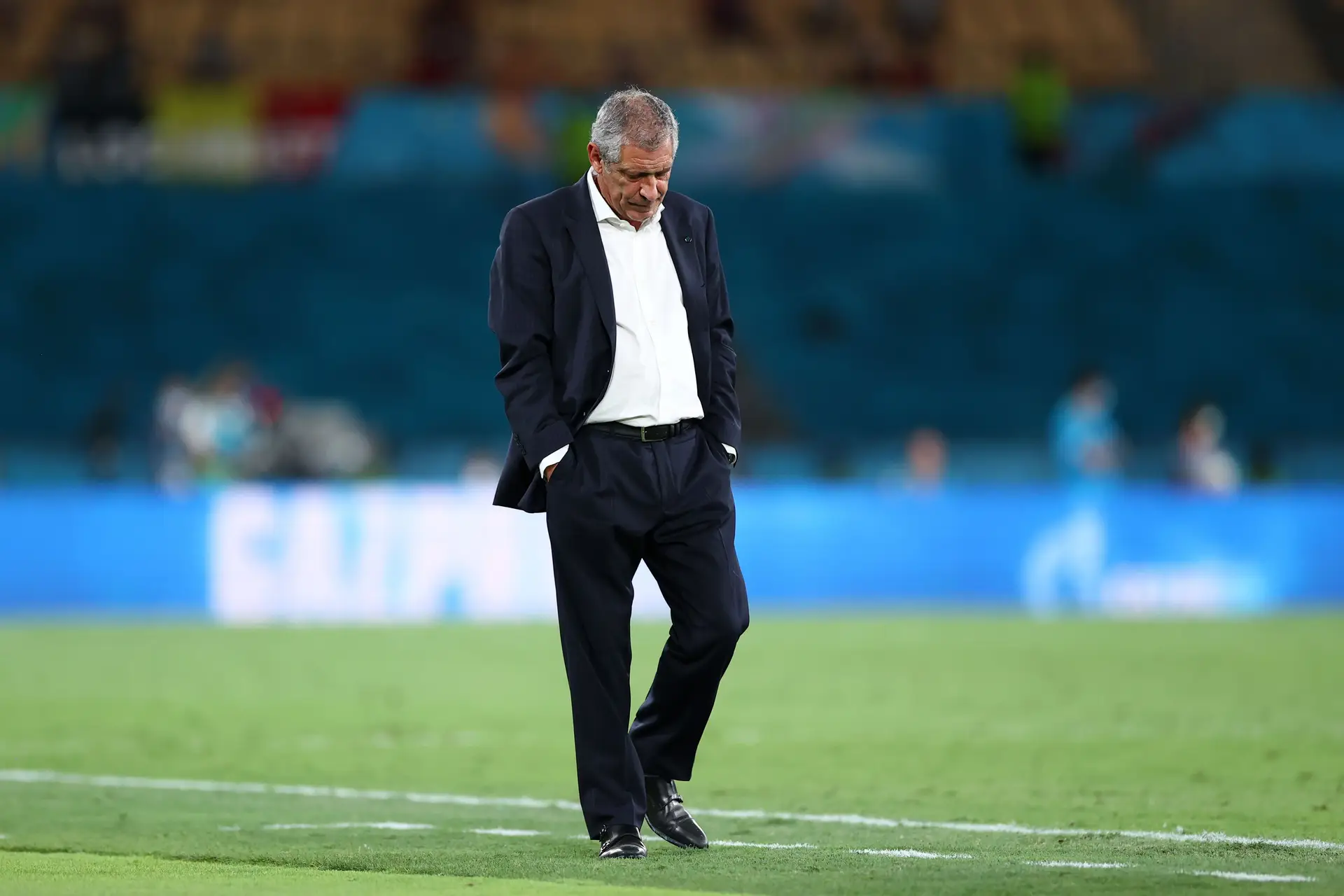 Fernando Santos: "Tenho jogadores a chorar na cabine, deram tudo o que tinham para dar"