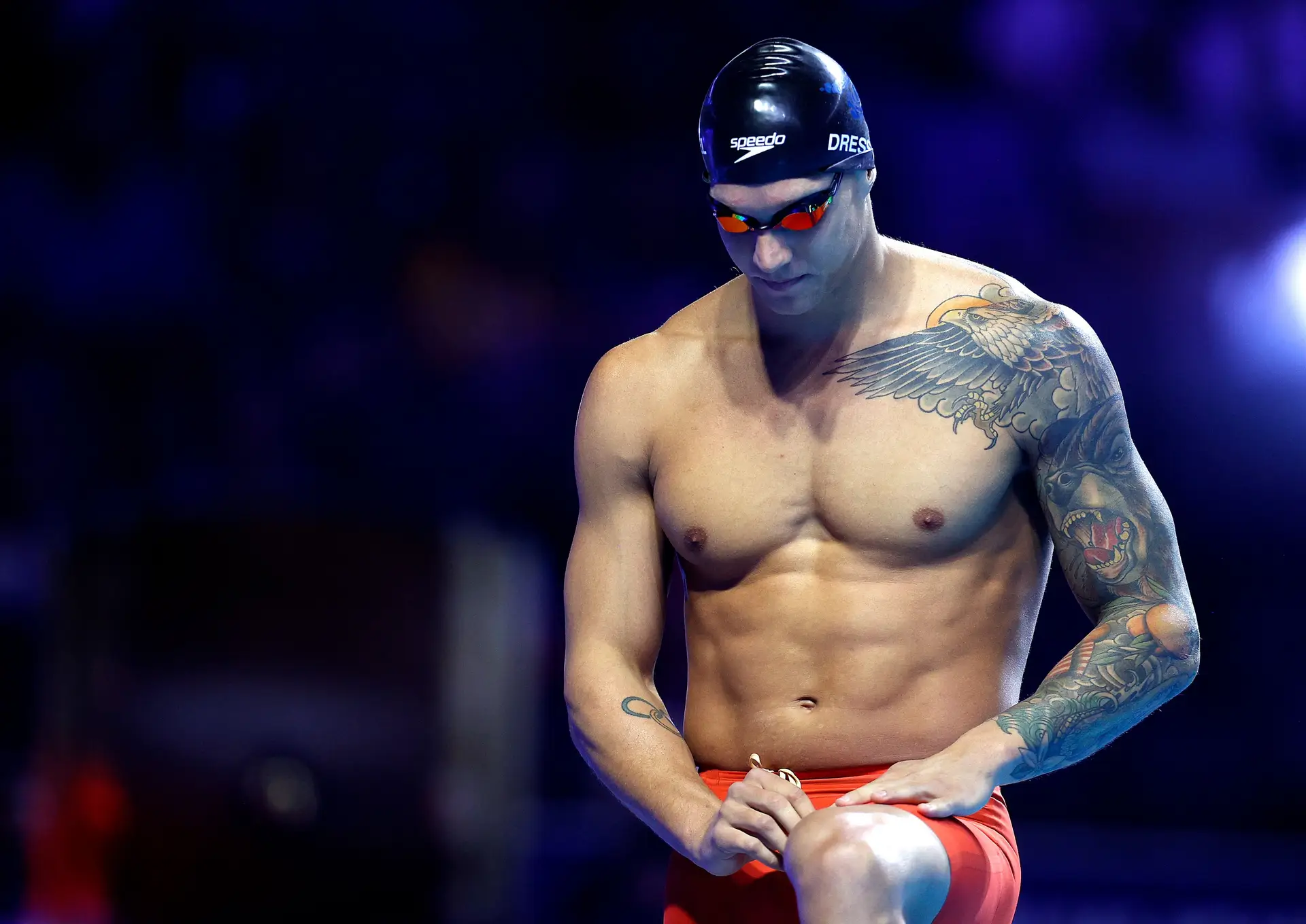 Caeleb Dressel, um urso faminto nas águas de Tóquio