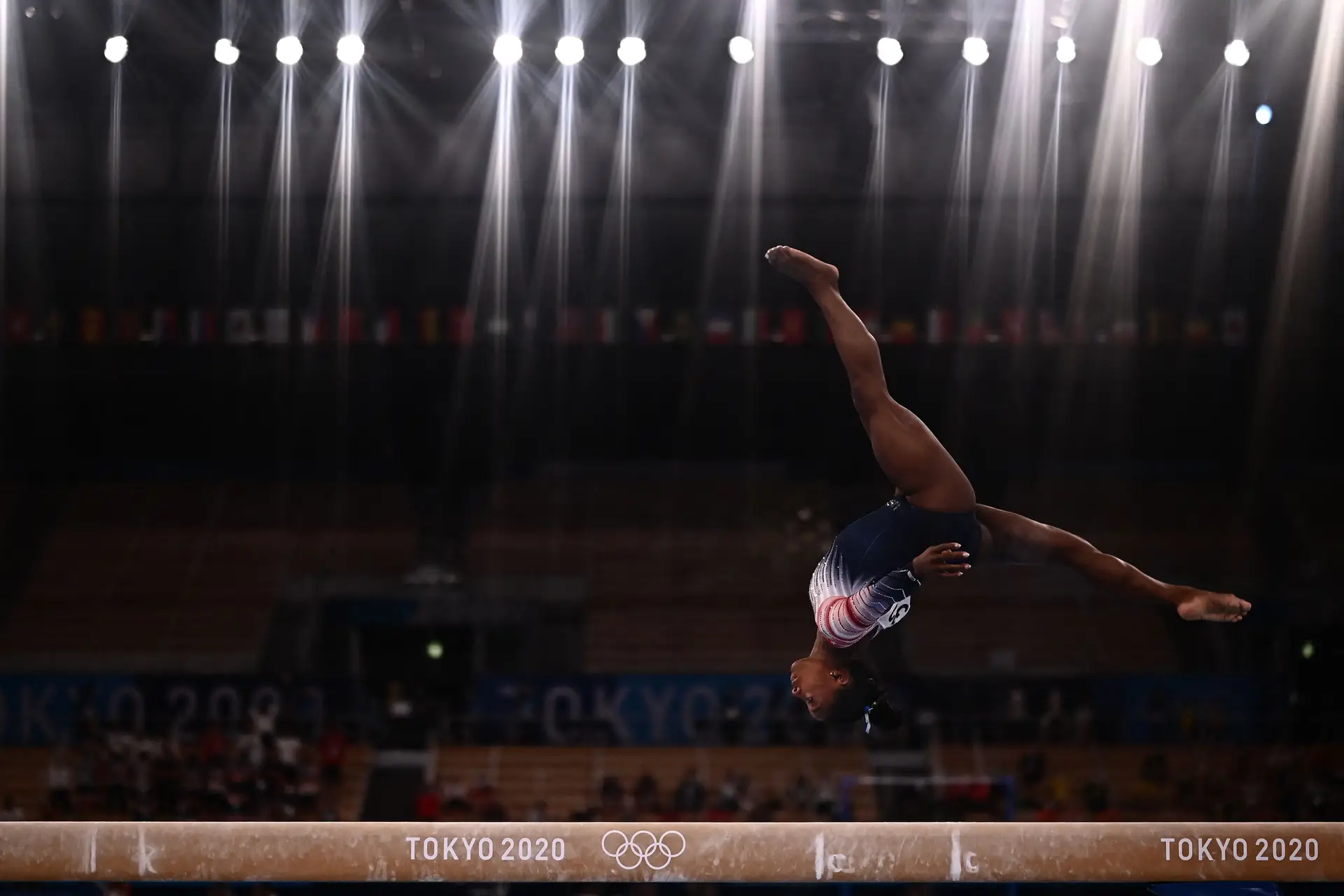Just in time, Simone Biles encontrou-se