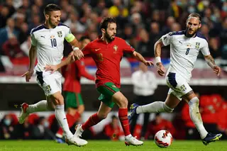 Bernardo Silva: “Péssimo jogo. Não houve sequer 10 minutos em que Portugal estivesse melhor. É pouco admissível”