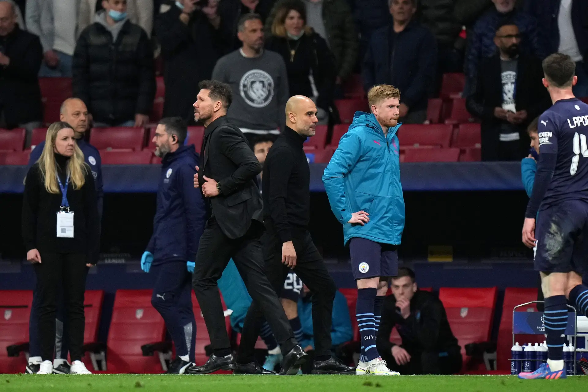 O Atlético de Madrid disse adeus à Champions, mas Simeone respondeu a Guardiola: “Os que têm um léxico menos evoluído também não são parvos”