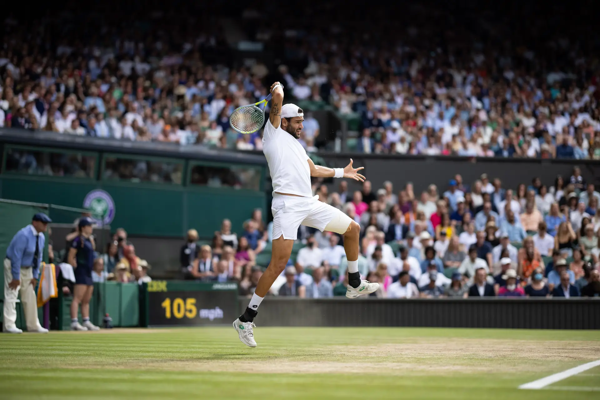 Wimbledon. Matteo Berrettini desiste após positivo à covid-19