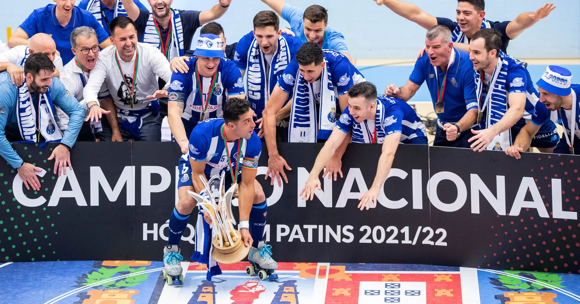 Benfica campeão nacional de hóquei em patins pela 24.ª vez