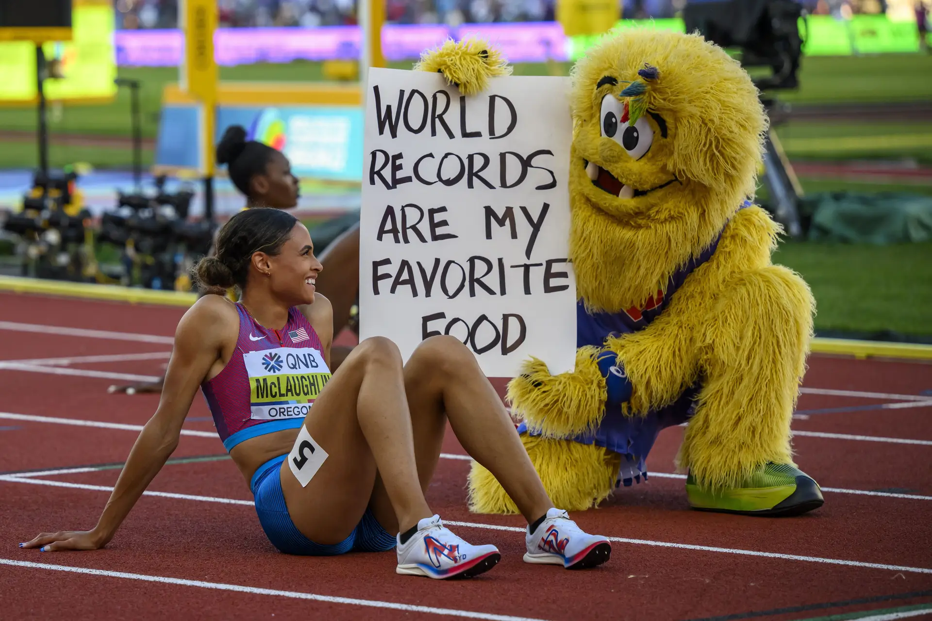 Sydney McLaughlin, a papa-recordes mundiais que se tornou na primeira mulher abaixo dos 51 segundos nos 400 metros barreiras
