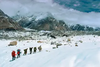 Imagem de uma expedição ao K2