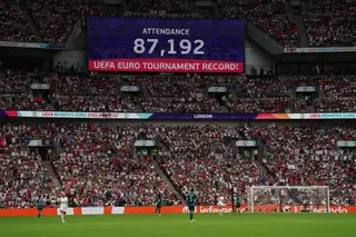 O Euro 2022 continua a bater recordes: ao todo, 365 milhões de espetadores assistiram ao torneio