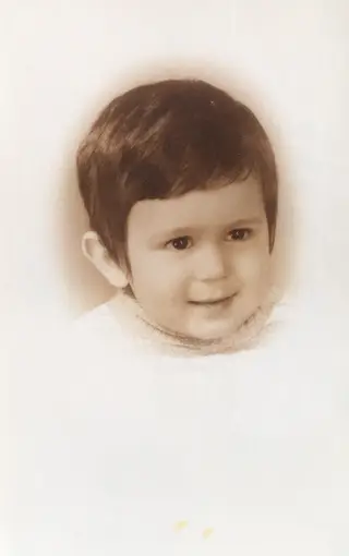 Miguel Cardoso em bebé