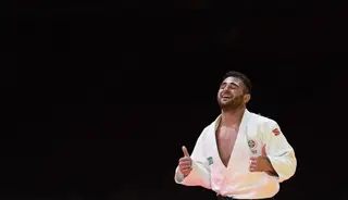 Anri Egutidze nos Mundiais de Judo, em junho de 2021