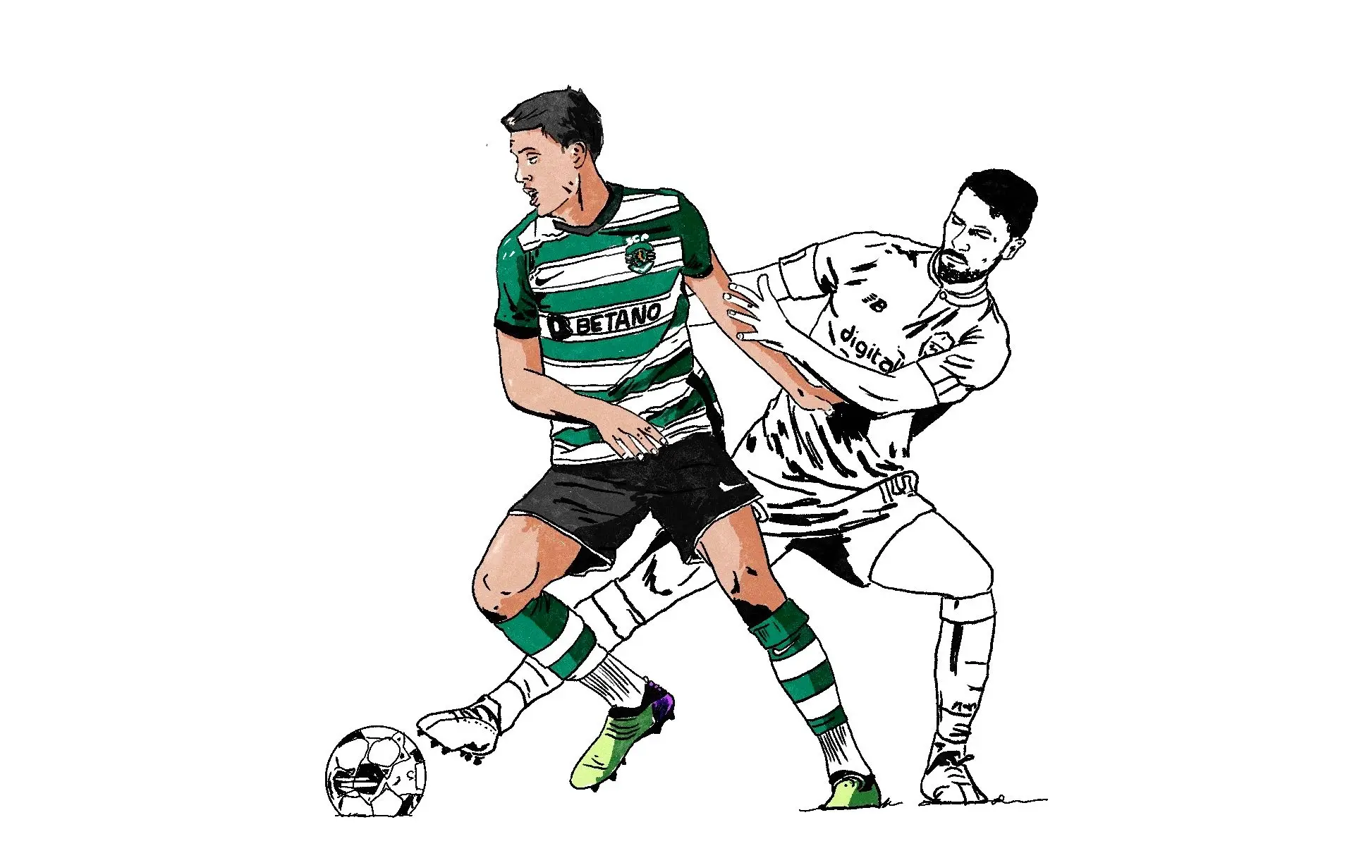 Matheus Nunes foi-se embora, o que perdeu o Sporting? Condução de bola, saída de pressão e linhas batidas em corrida