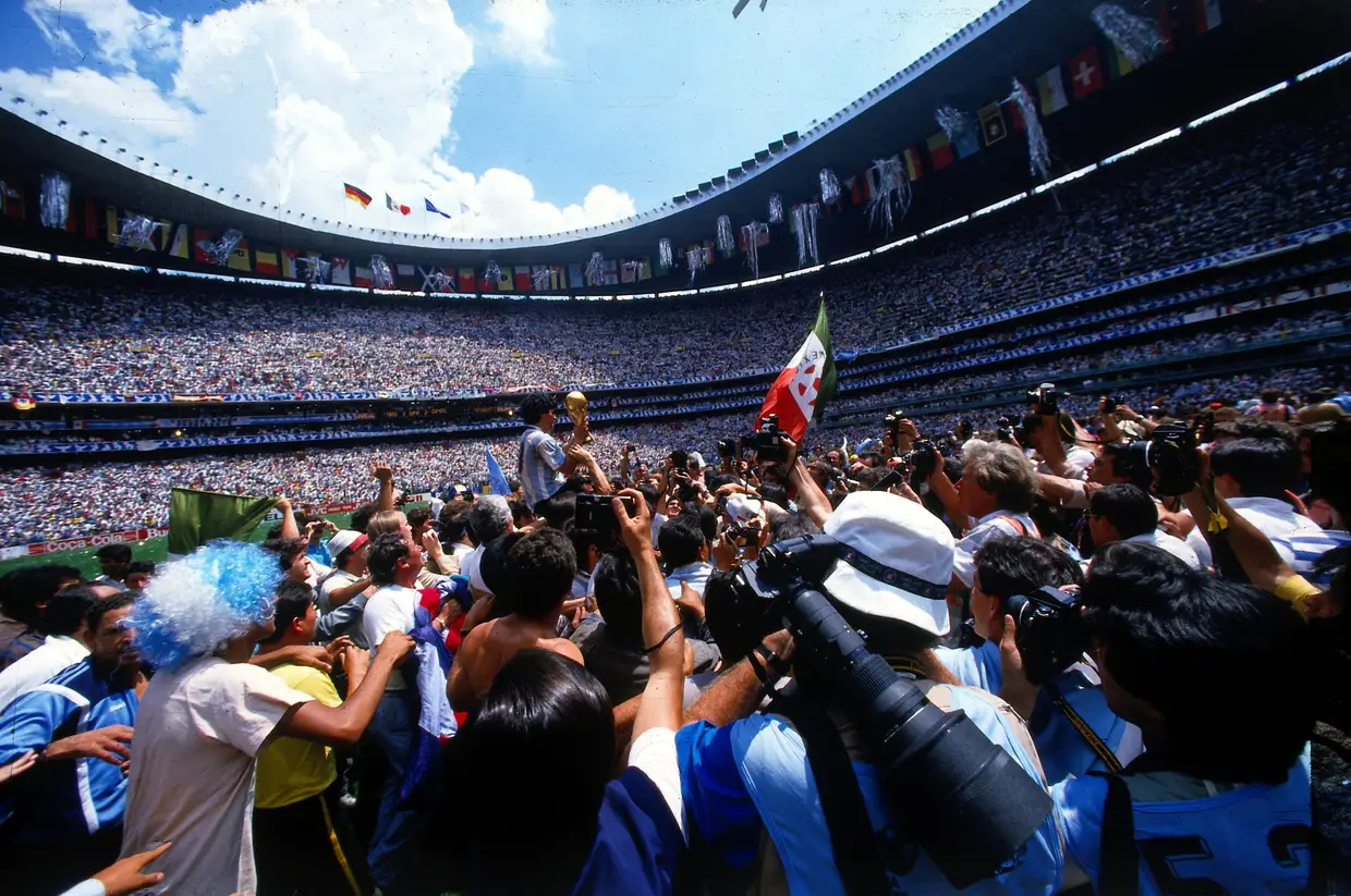 No topo do mundo: Diego depois da final de 1986