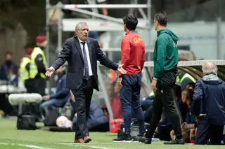 Fernando Santos: “Depois dos primeiros 15 minutos da segunda parte, fomos abaixo. Perdemos a capacidade de ter bola”