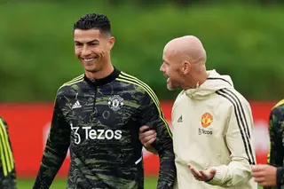 Pazes feitas? Cristiano Ronaldo voltou a treinar com a equipa principal do Manchester United