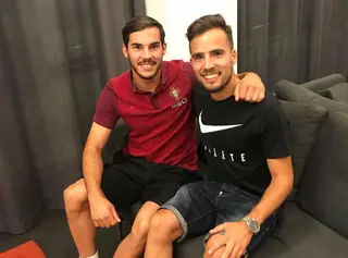 Com o irmão, Romeu Ribeiro