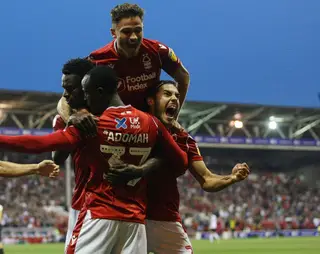 Yuri (à direita), a festejar um golo pelo Nottingham