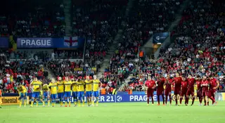 Os penáltis na final de 2015 vs. Suécia