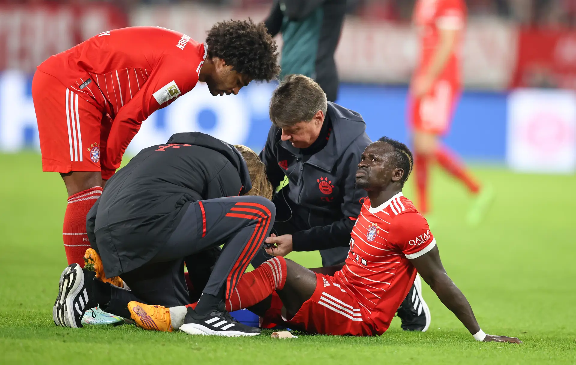 Sadio Mané cai lesionado no Bayern - Werder Bremen, a 8 de novembro