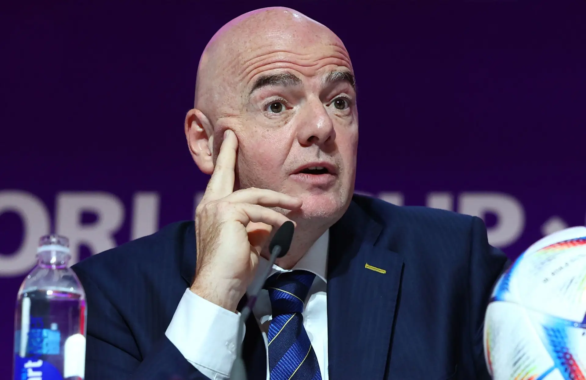 Dirigente da Federação da Dinamarca diz que ficou “chocado” com as declarações de Infantino: “As palavras dele foram vergonhosas”