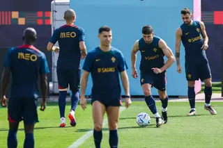 Portugal com todos os jogadores disponíveis no segundo treino no Catar. Veja as fotos