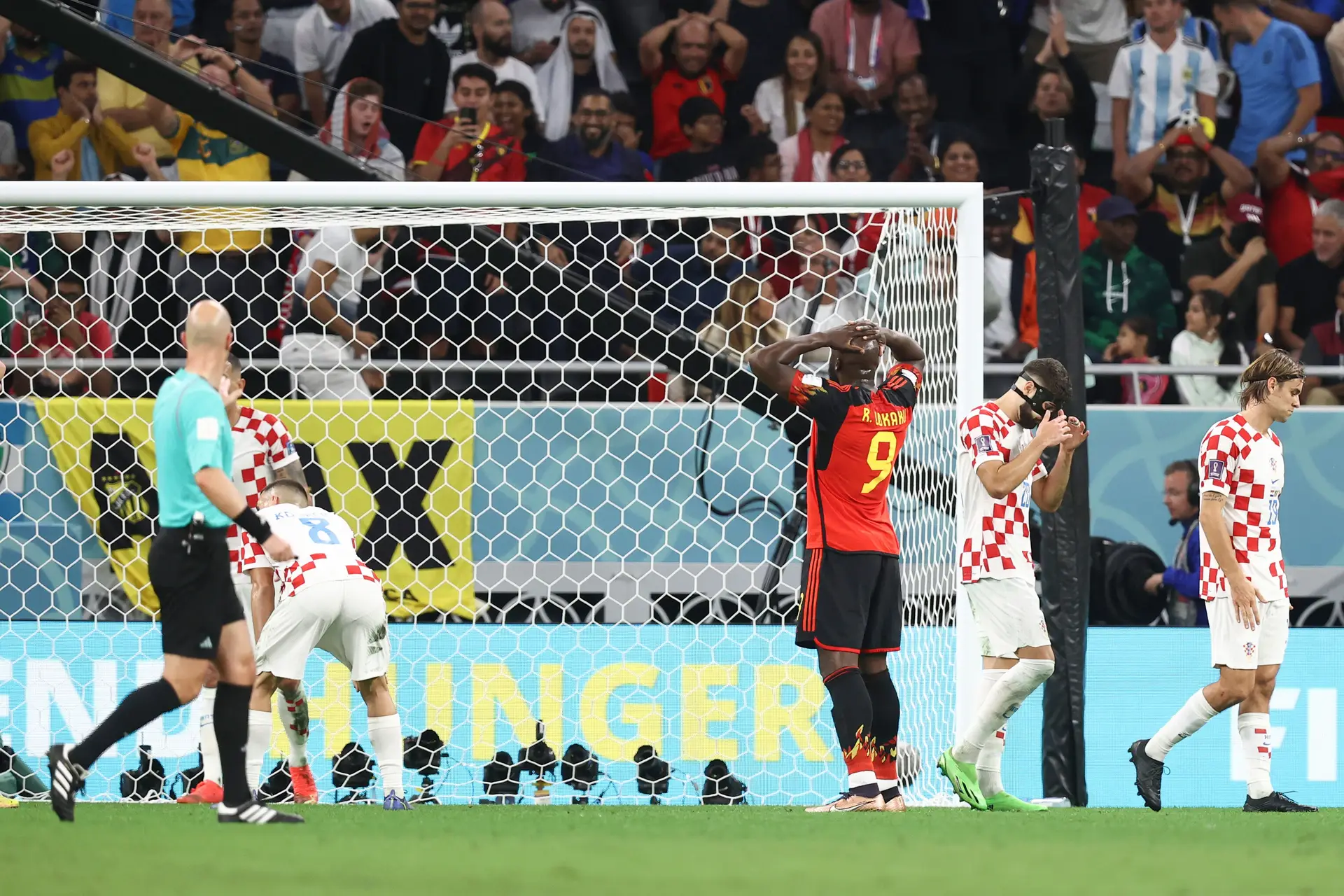 Croácia - Bélgica. A desgraça do avançado