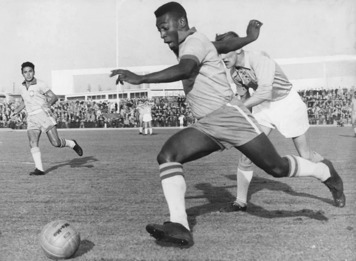 Na Suécia em 1960, num particular com o Malmo