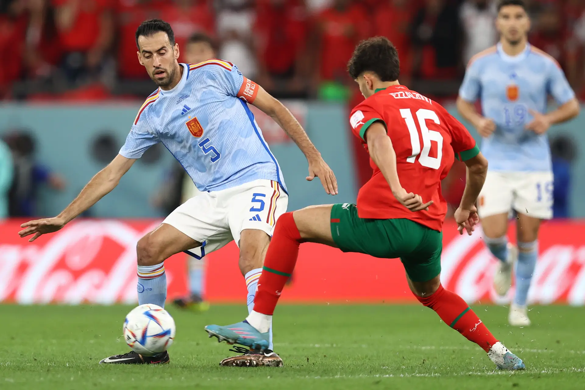 Asensio é titular e Espanha cai para o Marrocos nos pênaltis