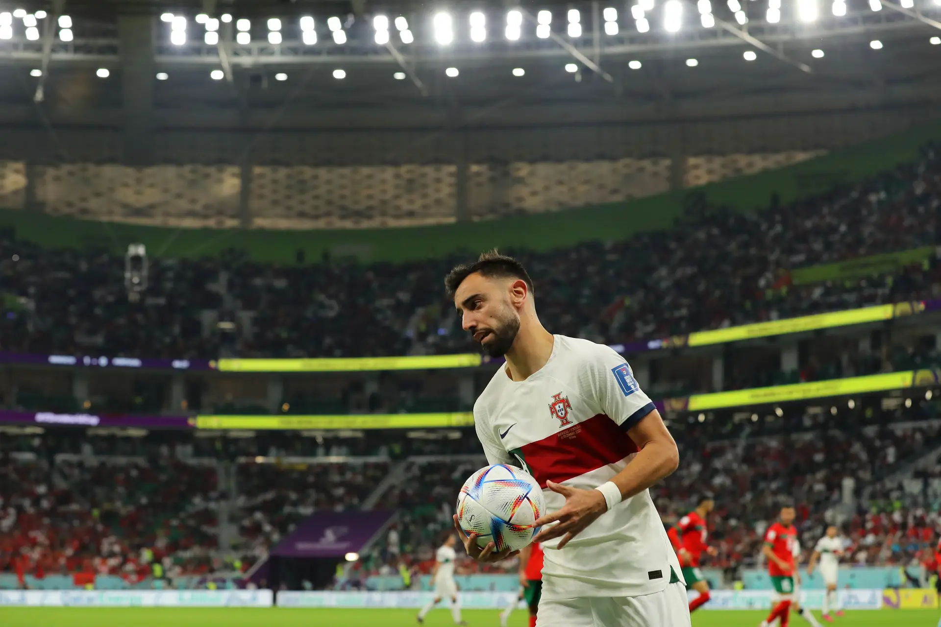 Bruno Fernandes: “Um árbitro que ainda tem a sua seleção em competição a arbitrar nos ‘quartos’ é estranho. Mas Marrocos esteve melhor”