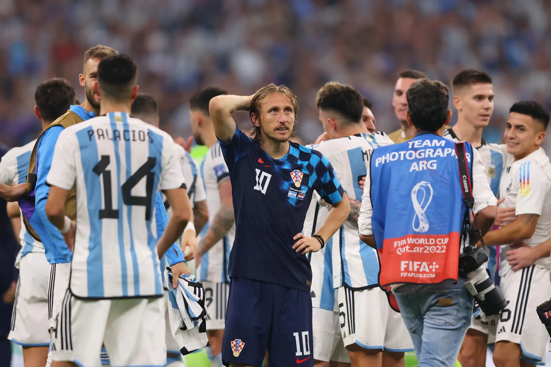 Luka Modric, mais um queixoso da arbitragem no Mundial: “Estávamos a controlar, mas, num minuto, o árbitro teve dois erros clamorosos”