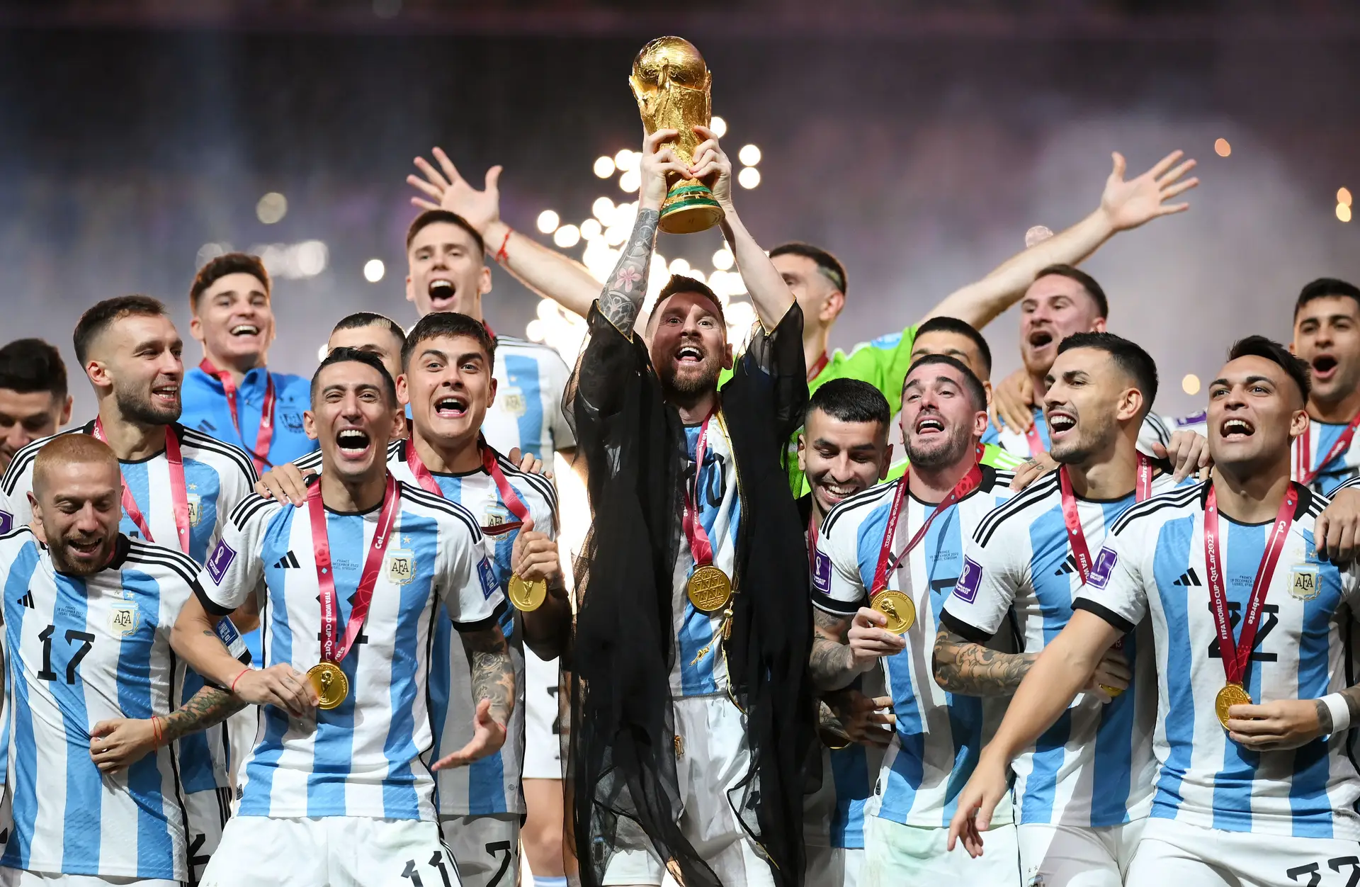 Argentina campeã Mundial pela 3.ª vez. Messi é o melhor jogador