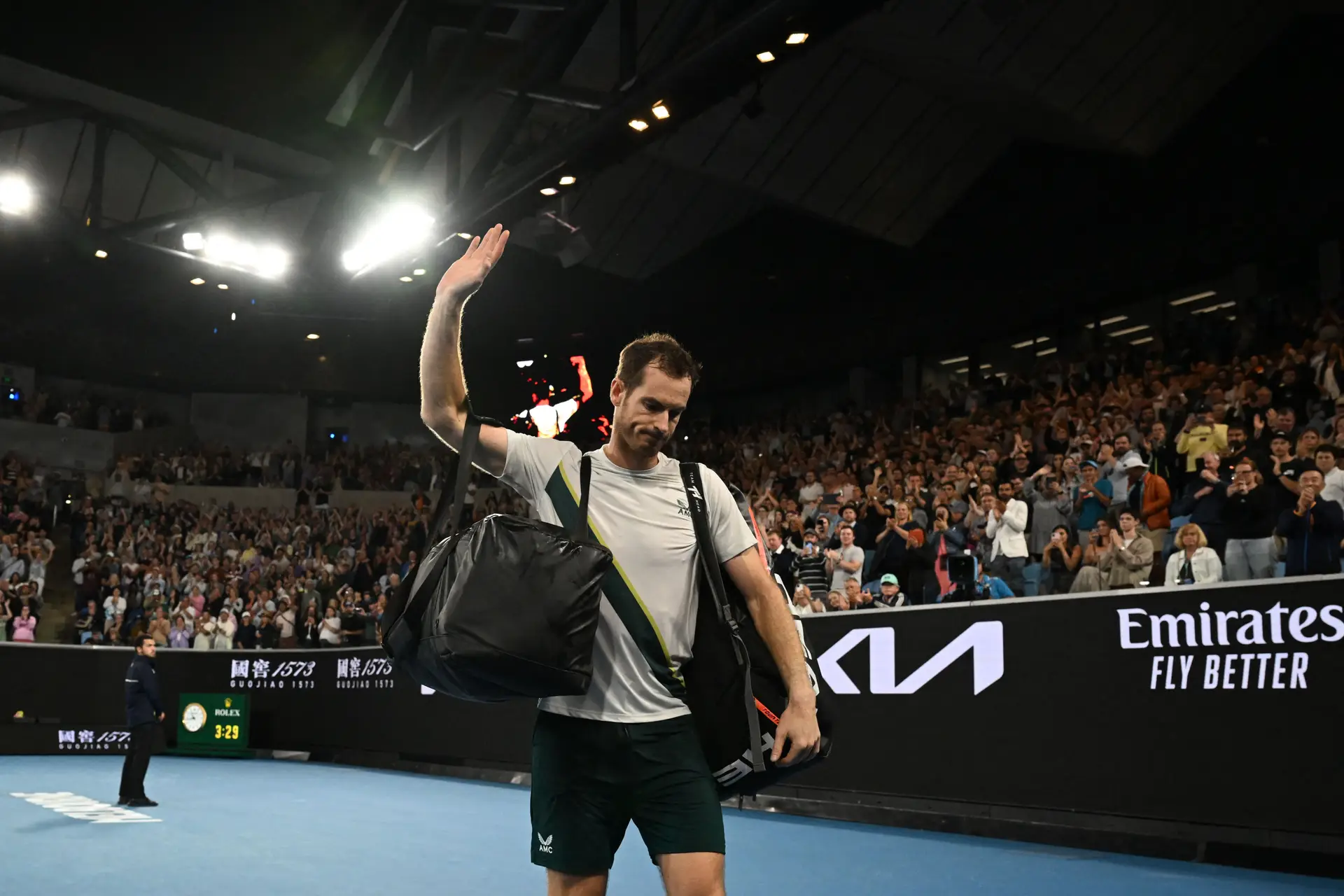Nadal, Djokovic e Murray, as lendas foram à Austrália para marcharem contra o corpo