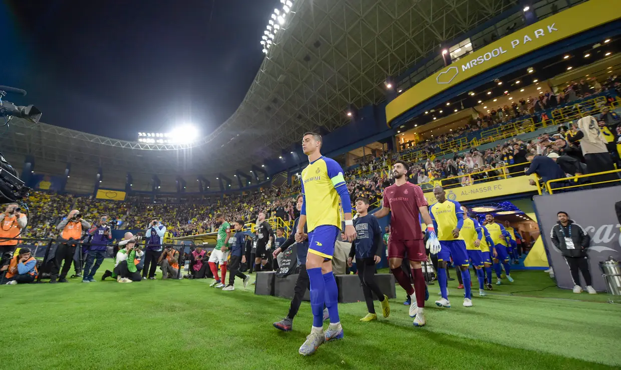 O Al-Nassr vai à final da Champions árabe e Ronaldo marcou o golo que valeu  a qualificação