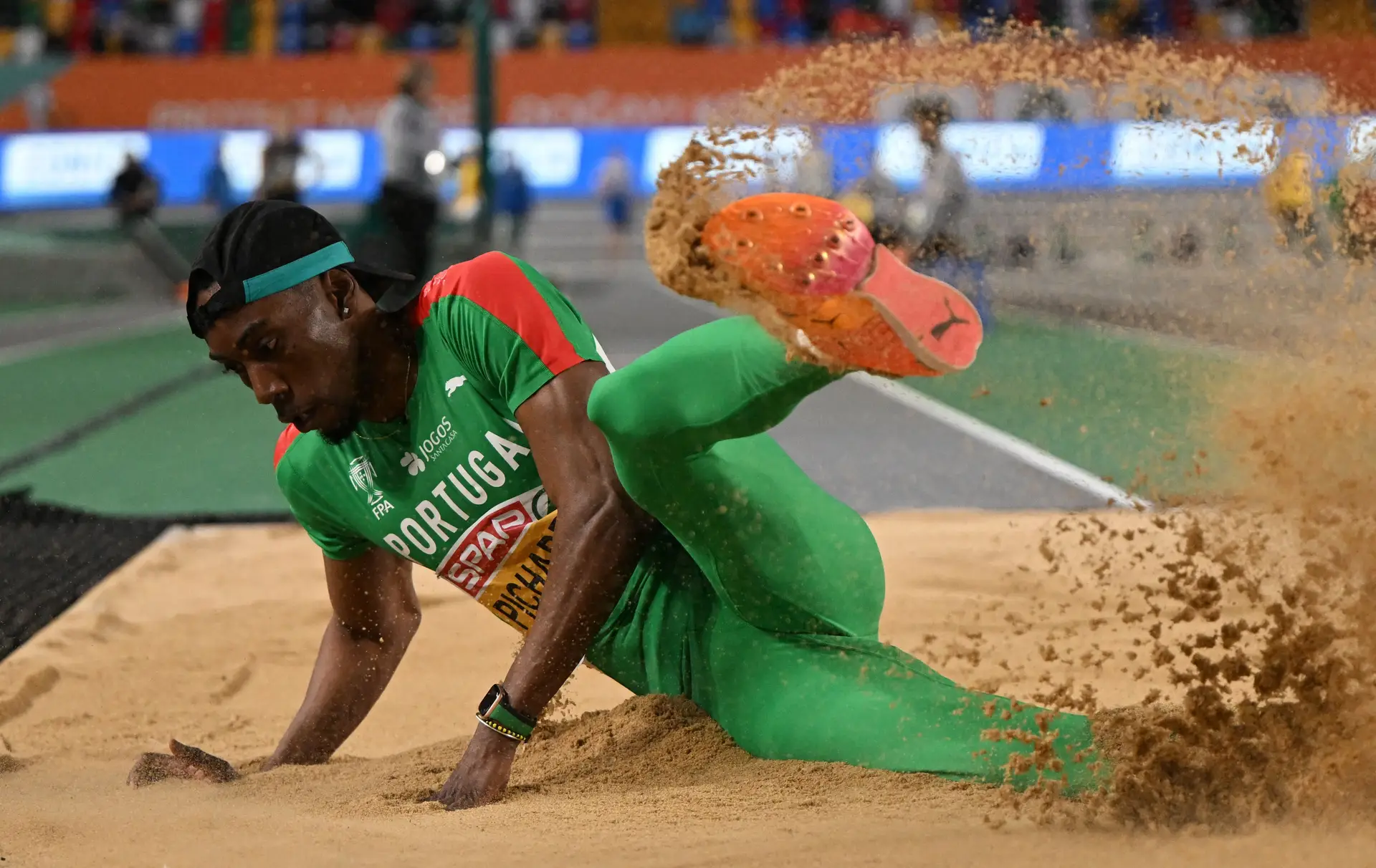 Bastou um ensaio e pronto: com 17,48 metros, Pichardo bateu o recorde nacional e está na final do triplo salto dos Europeus de atletismo