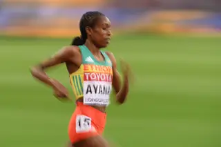 Etíopes Nibret Melak e Almaz Ayana vencem meia maratona de Lisboa