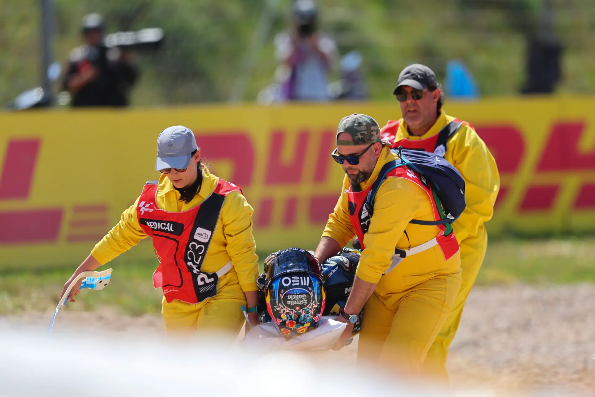 Moto GP: mais uma vez, Miguel Oliveira foi abalroado por um