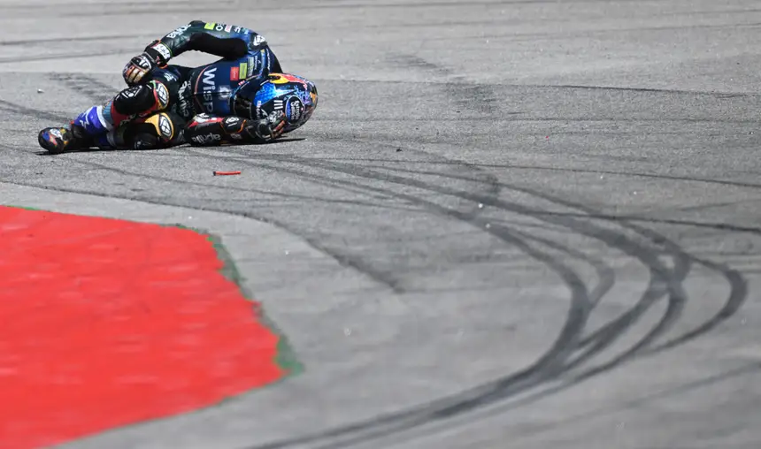 Moto GP: Numa corrida marcada pelo grave acidente de Bagnaia