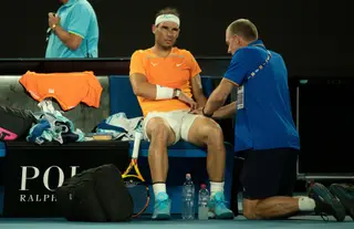 As queixas de Nadal na segunda ronda do Open da Austrália, em meados de janeiro