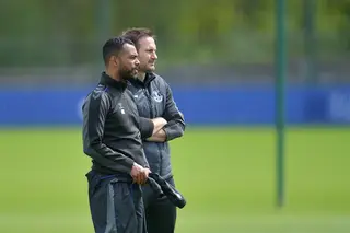 Lampard e Ashley Cole no Everton