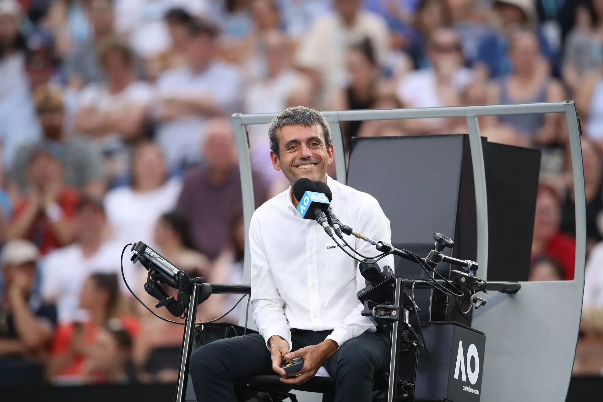 Em 2019, no Open da Austrália, o torneio do Grand Slam onde Carlos Ramos se sentia melhor.