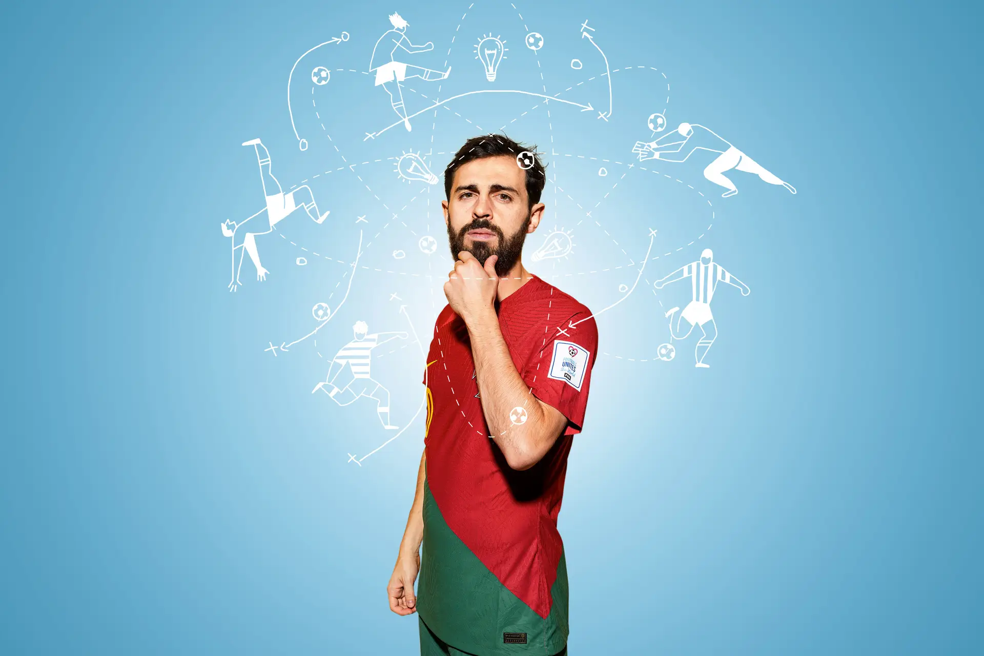 Dia Mundial da Criatividade, dia de Bernardo Silva e da arte de “arranjar soluções”
